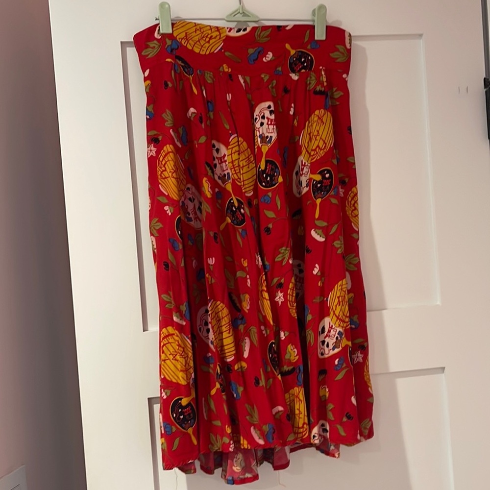 Trashy Diva 1940s skirt red Diva Holiday